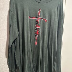 Grey And Plaid Faith Long Sleeve